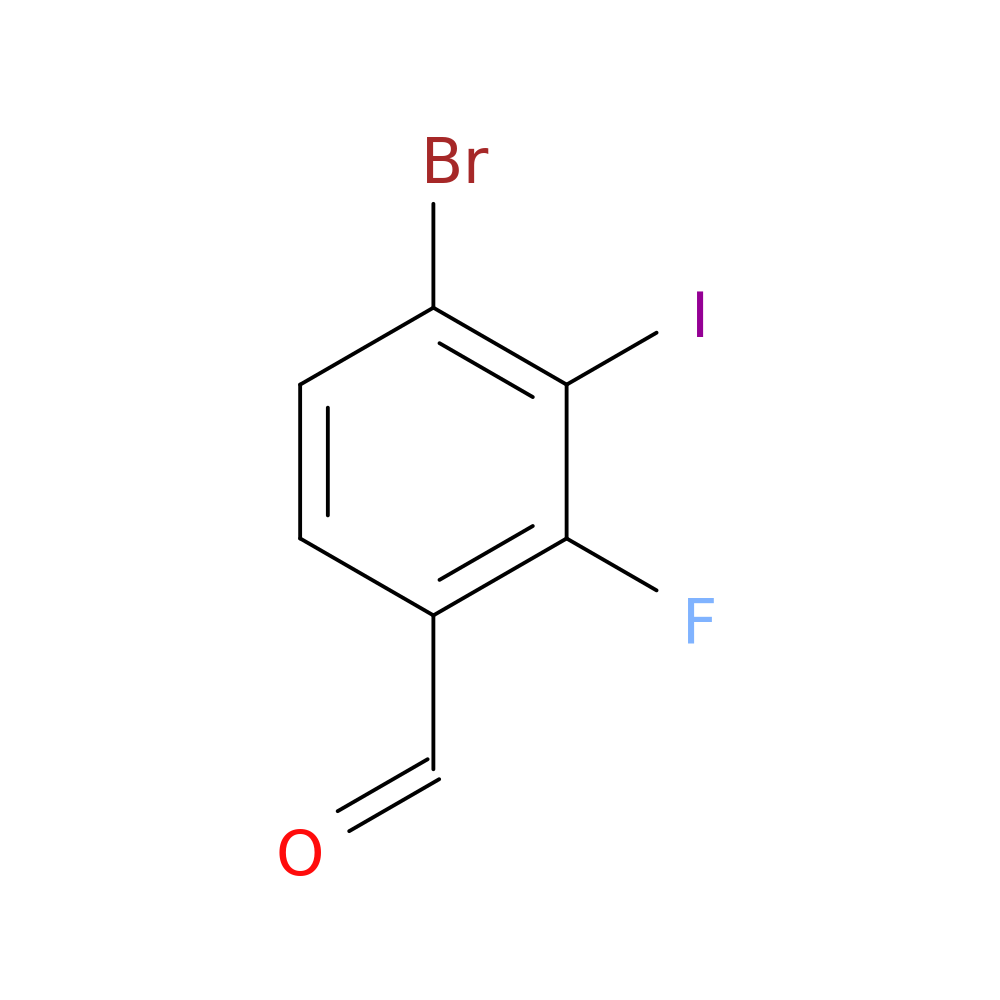 4-Bromo-2-fluoro-3-iodobenzaldehyde