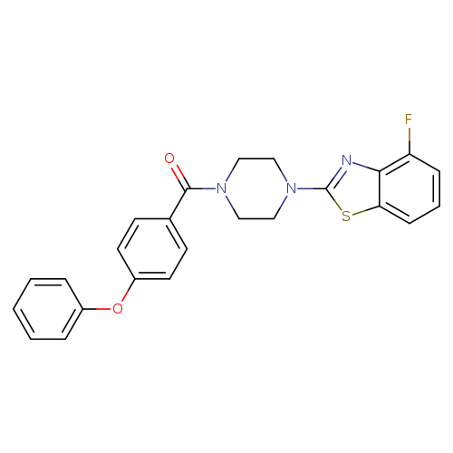 4-fluoro-2-[4-(4-phenoxybenzoyl)piperazin-1-yl]-1,3-benzothiazole