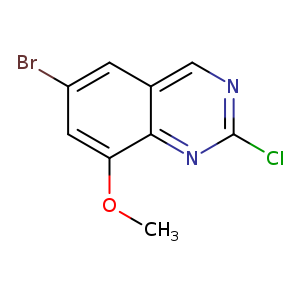 6-Bromo-2-chloro-8-methoxyquinazoline