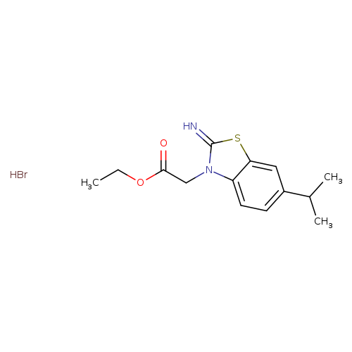 ethyl 2-(2-imino-6-isopropylbenzo[d]thiazol-3(2H)-yl)acetate hydrobromide