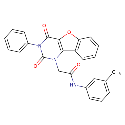 2-{4,6-dioxo-5-phenyl-8-oxa-3,5-diazatricyclo[7.4.0.0^{2,7}]trideca-1(9),2(7),10,12-tetraen-3-yl}-N-(3-methylphenyl)acetamide