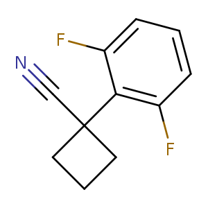 1-(2,6-Difluorophenyl)cyclobutane-1-carbonitrile