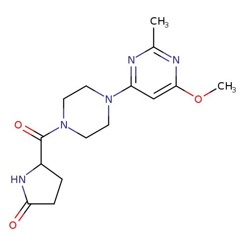 5-[4-(6-methoxy-2-methylpyrimidin-4-yl)piperazine-1-carbonyl]pyrrolidin-2-one