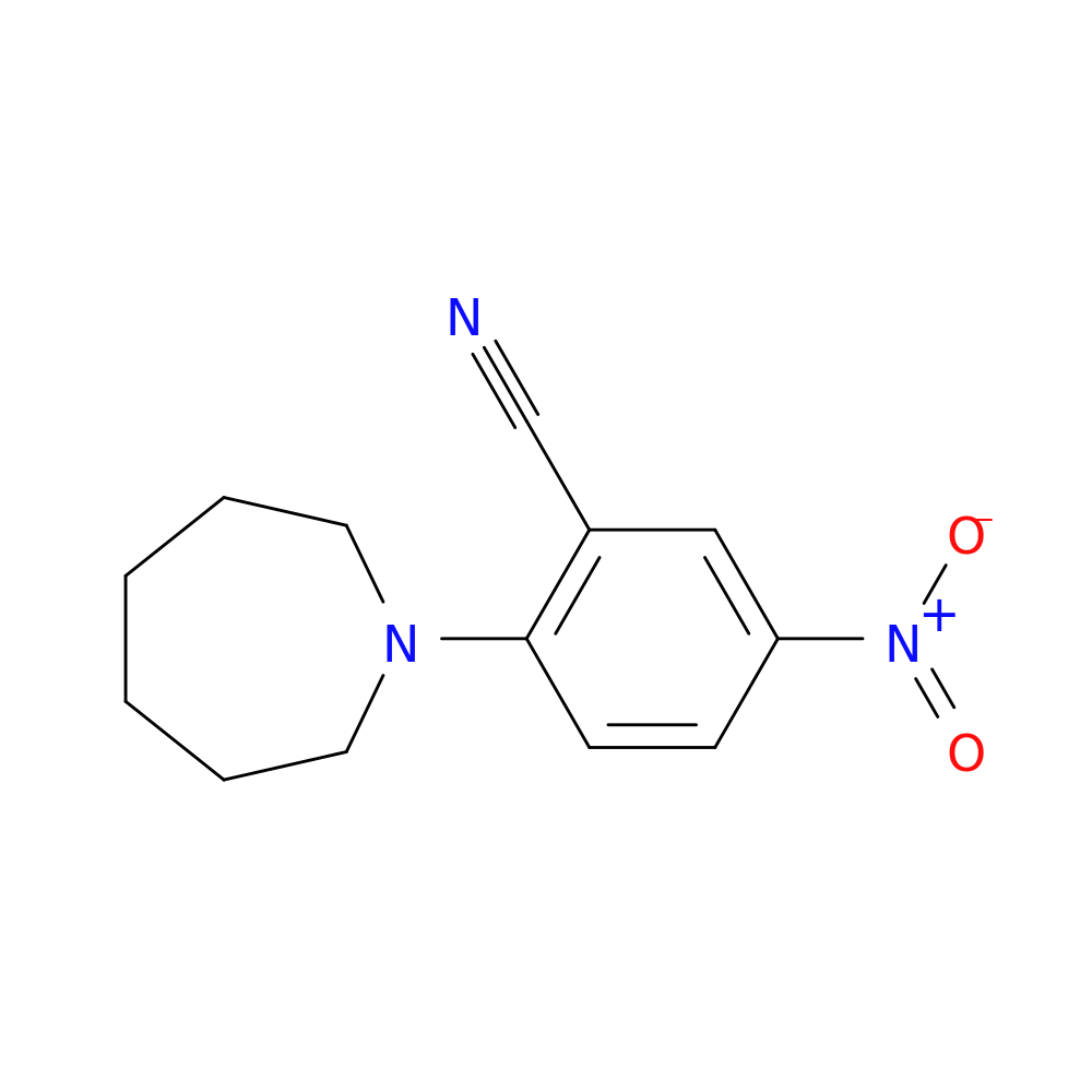 2-Azepan-1-yl-5-nitrobenzonitrile