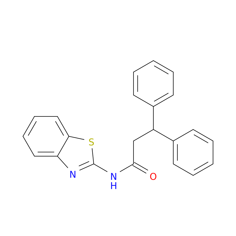 N-(Benzo[d]thiazol-2-yl)-3,3-diphenylpropanamide