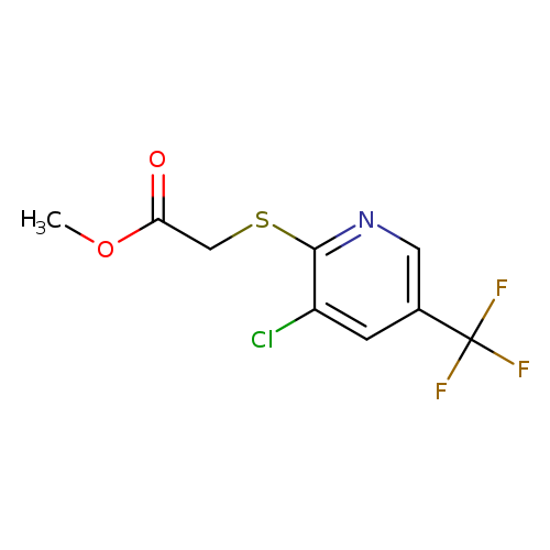 Methyl 2-((3-chloro-5-(trifluoromethyl)pyridin-2-yl)thio)acetate