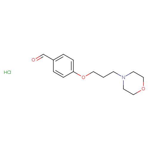 4-[3-(4-morpholinyl)propoxy]benzaldehyde hydrochloride