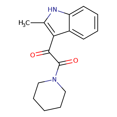 1-(2-methyl-1h-indol-3-yl)-2-(piperidin-1-yl)ethane-1,2-dione