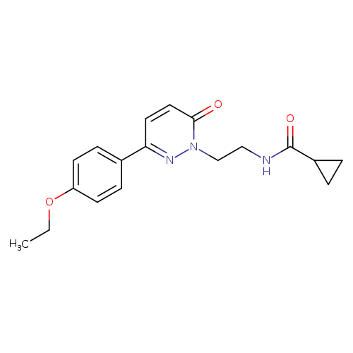N-{2-[3-(4-ethoxyphenyl)-6-oxo-1,6-dihydropyridazin-1-yl]ethyl}cyclopropanecarboxamide