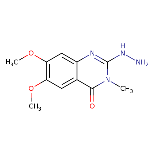 2-Hydrazino-6,7-dimethoxy-3-methylquinazolin-4(3h)-one