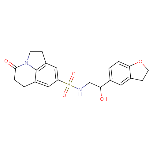 N-[2-(2,3-dihydro-1-benzofuran-5-yl)-2-hydroxyethyl]-11-oxo-1-azatricyclo[6.3.1.0^{4,12}]dodeca-4(12),5,7-triene-6-sulfonamide
