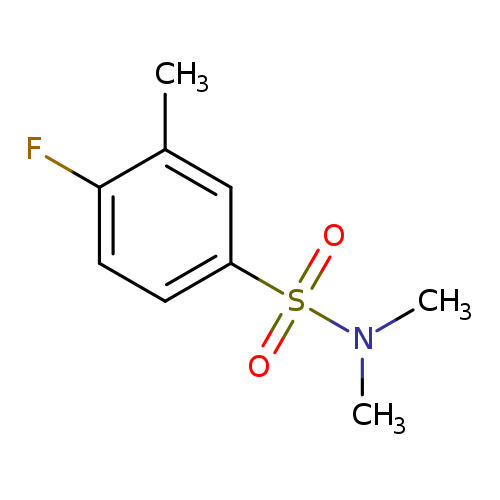 4-fluoro-N,N,3-trimethylbenzene-1-sulfonamide