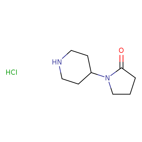 1-(Piperidin-4-yl)pyrrolidin-2-one HCl