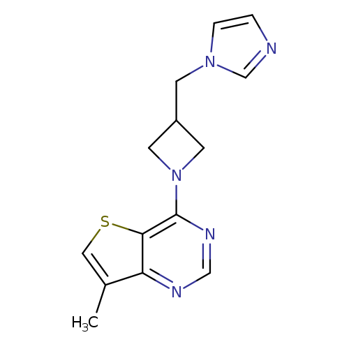 1-[(1-{7-methylthieno[3,2-d]pyrimidin-4-yl}azetidin-3-yl)methyl]-1H-imidazole