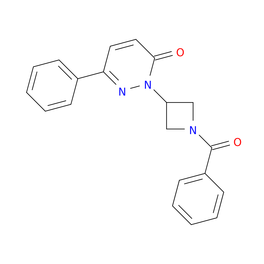 2-(1-benzoylazetidin-3-yl)-6-phenyl-2,3-dihydropyridazin-3-one