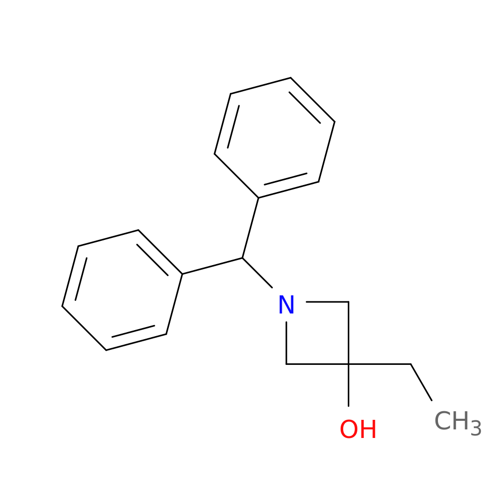 1-benzhydryl-3-ethyl-azetidin-3-ol