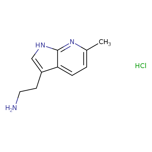 2-{6-methyl-1H-pyrrolo[2,3-b]pyridin-3-yl}ethan-1-amine hydrochloride
