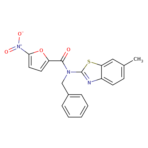 N-benzyl-N-(6-methyl-1,3-benzothiazol-2-yl)-5-nitrofuran-2-carboxamide
