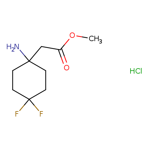 methyl 2-(1-amino-4,4-difluorocyclohexyl)acetate hydrochloride