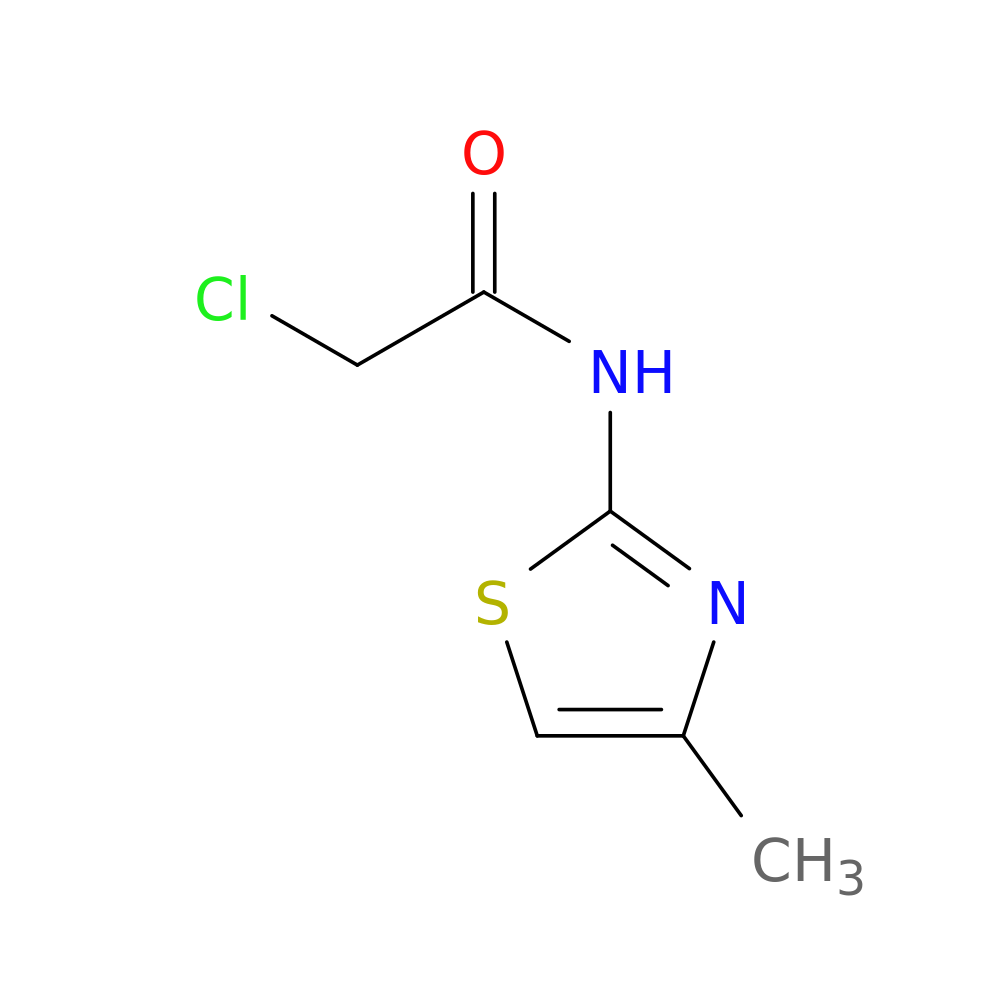 2-chloro-N-(4-methyl-1,3-thiazol-2-yl)acetamide