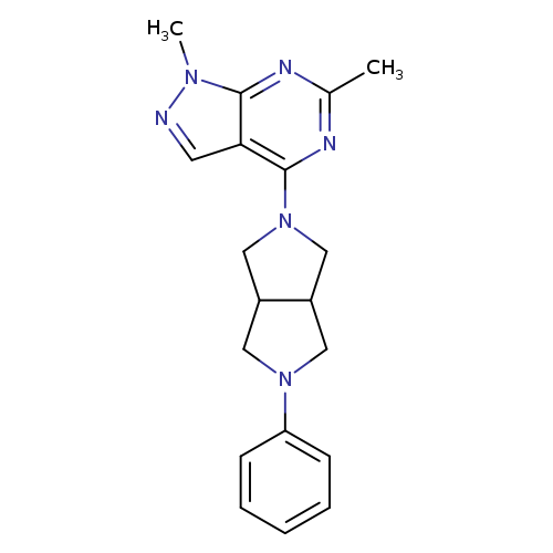 2-{1,6-dimethyl-1H-pyrazolo[3,4-d]pyrimidin-4-yl}-5-phenyl-octahydropyrrolo[3,4-c]pyrrole