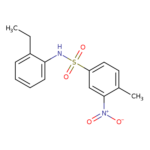 N-(2-ethylphenyl)-3-nitro-4-methylbenzenesulfonamide