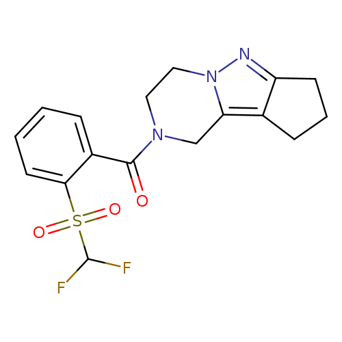11-(2-difluoromethanesulfonylbenzoyl)-7,8,11-triazatricyclo[6.4.0.0^{2,6}]dodeca-1,6-diene