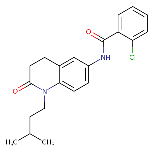 2-chloro-N-[1-(3-methylbutyl)-2-oxo-1,2,3,4-tetrahydroquinolin-6-yl]benzamide