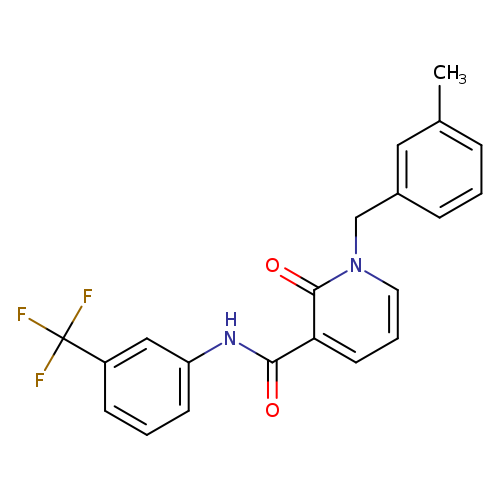 1-[(3-methylphenyl)methyl]-2-oxo-N-[3-(trifluoromethyl)phenyl]-1,2-dihydropyridine-3-carboxamide