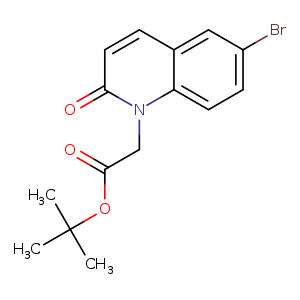 tert-butyl 2-(6-bromo-2-oxo-1,2-dihydroquinolin-1-yl)acetate