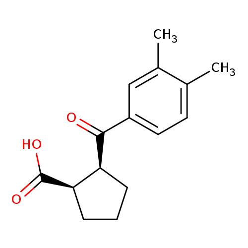 cis-2-(3,4-Dimethylbenzoyl)cyclopentane-1-carboxylic acid