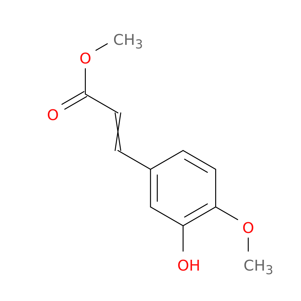 methyl 3-(3-hydroxy-4-methoxyphenyl)prop-2-enoate