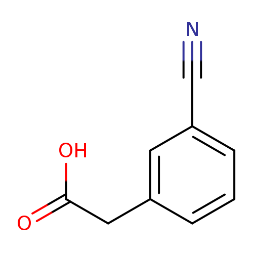 Benzeneacetic acid, 3-cyano-