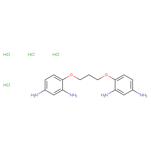 4,4'-(Propane-1,3-diylbis(oxy))bis(benzene-1,3-diamine) tetrahydrochloride