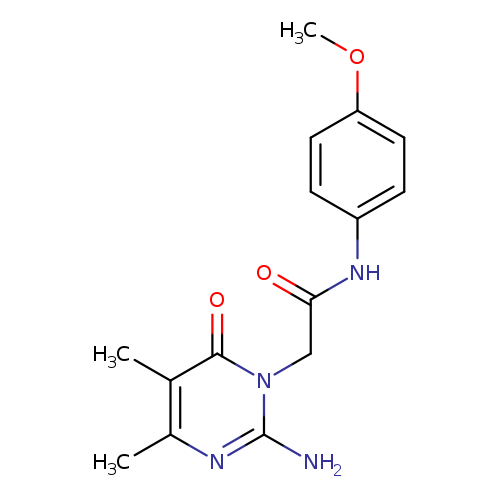 2-(2-amino-4,5-dimethyl-6-oxo-1,6-dihydropyrimidin-1-yl)-N-(4-methoxyphenyl)acetamide