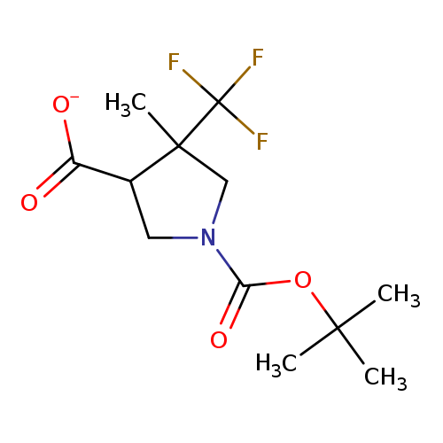 1,3-Pyrrolidinedicarboxylic acid, 4-methyl-4-(trifluoromethyl)-, 1-(1,1-dimethylethyl) ester