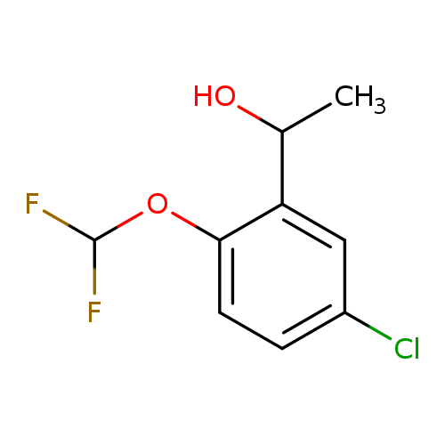 1-[5-chloro-2-(difluoromethoxy)phenyl]ethan-1-ol