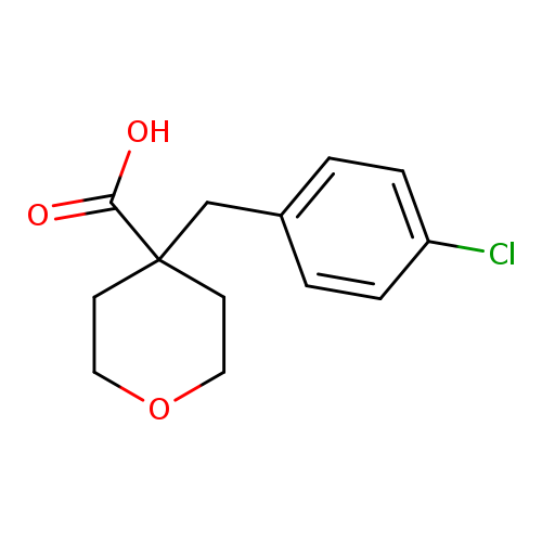 4-[(4-Chlorophenyl)methyl]oxane-4-carboxylic acid