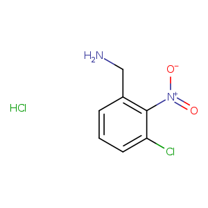 1-(3-chloro-2-nitrophenyl)methanamine hydrochloride