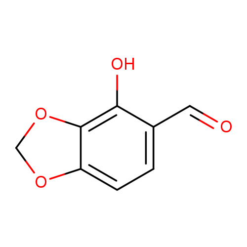 4-hydroxy-1,3-dioxaindane-5-carbaldehyde