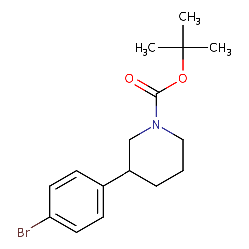 3-(4-Bromophenyl)piperidine-1-carboxylic acid tert-butyl ester