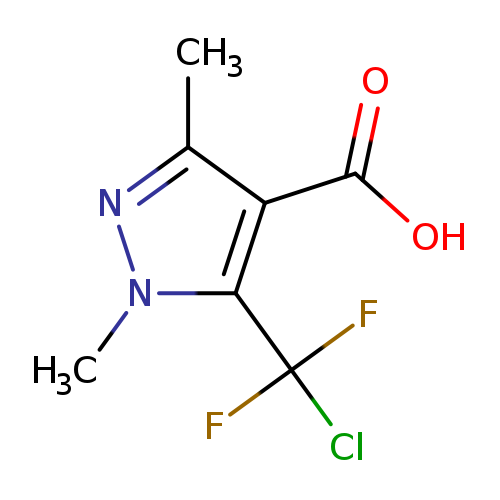 5-(chlorodifluoromethyl)-1,3-dimethyl-1H-pyrazole-4-carboxylic acid