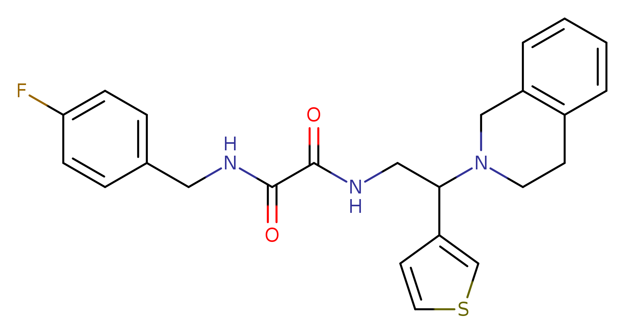 N'-[(4-fluorophenyl)methyl]-N-[2-(1,2,3,4-tetrahydroisoquinolin-2-yl)-2-(thiophen-3-yl)ethyl]ethanediamide
