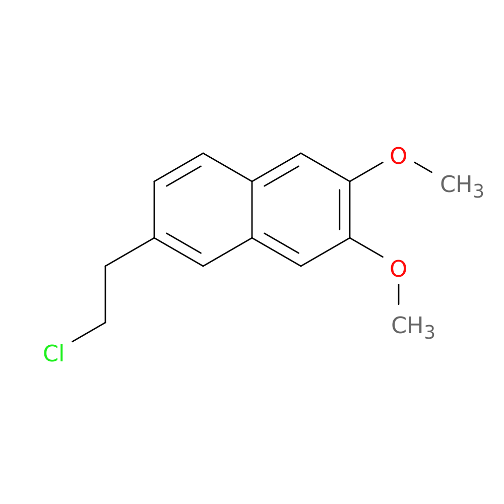 6-(2-chloroethyl)-2,3-dimethoxynaphthalene