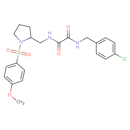 N'-[(4-chlorophenyl)methyl]-N-{[1-(4-methoxybenzenesulfonyl)pyrrolidin-2-yl]methyl}ethanediamide