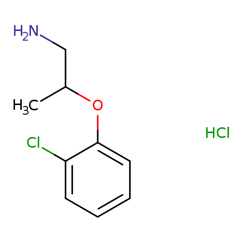 1-[(1-Aminopropan-2-yl)oxy]-2-chlorobenzene, HCl