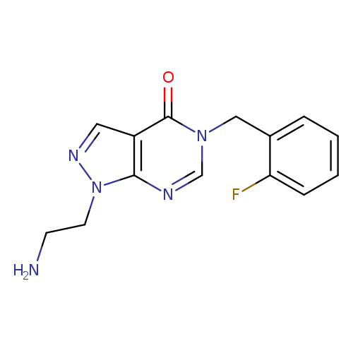 1-(2-Aminoethyl)-5-(2-fluorobenzyl)-1,5-dihydro-4h-pyrazolo[3,4-d]pyrimidin-4-one
