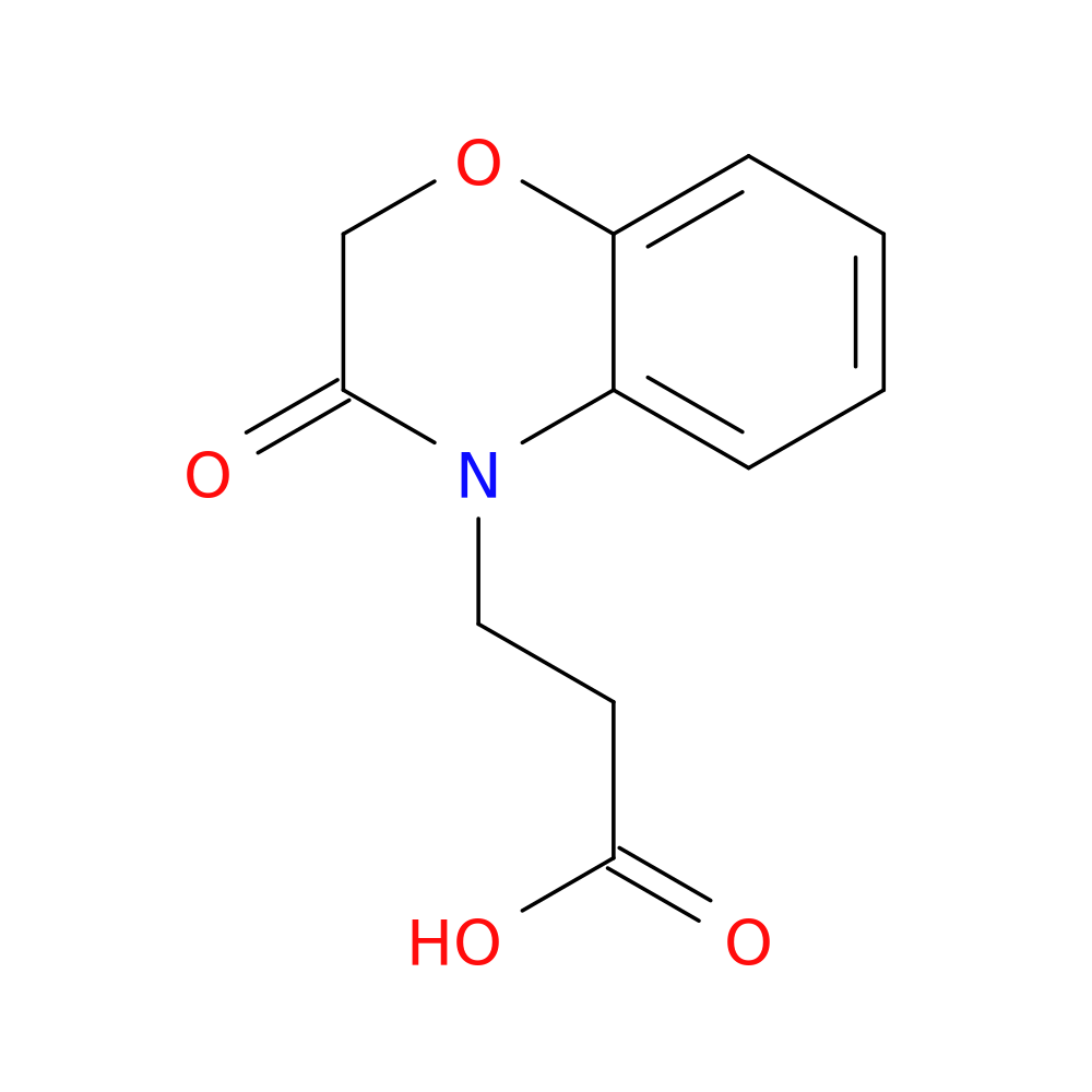 2,3-Dihydro-3-oxo-4H-1,4-benzoxazine-4-propionic acid