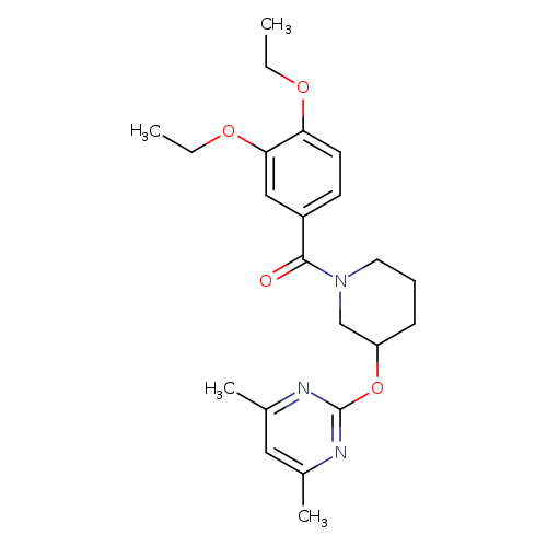 2-{[1-(3,4-diethoxybenzoyl)piperidin-3-yl]oxy}-4,6-dimethylpyrimidine