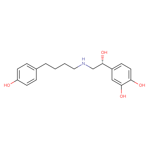 1,2-Benzenediol, 4-[(1R)-1-hydroxy-2-[[4-(4-hydroxyphenyl)butyl]amino]ethyl]-
